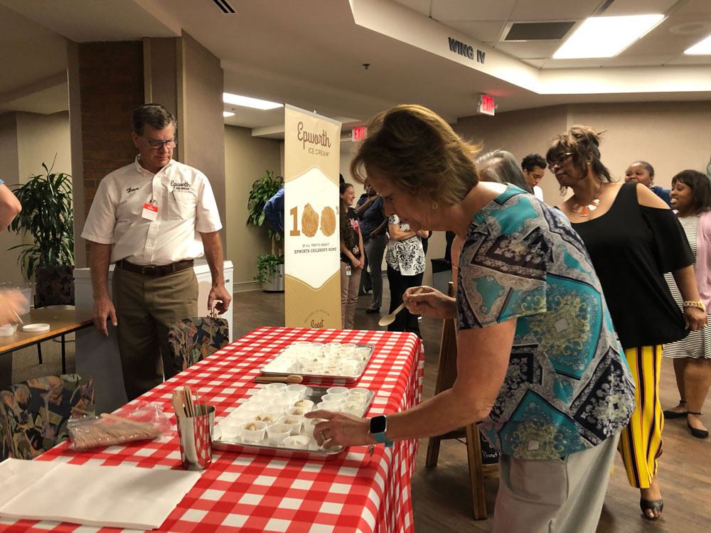 Epworth Ice Cream visits BlueCross